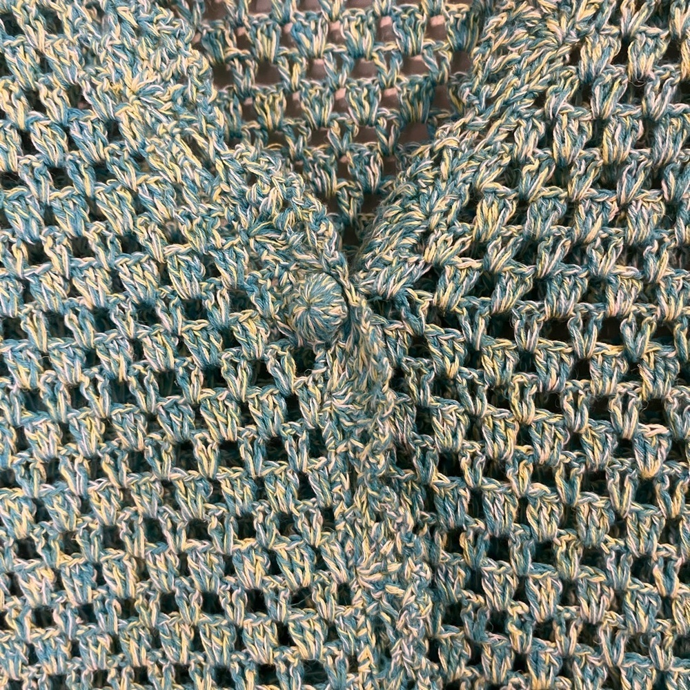 Vintage The TOG Shop Mint Green Cardigan size S - Picture 4 of 7
